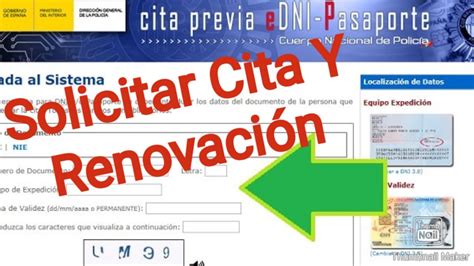 Cita Previa para Renovación del Documento Nacional de。